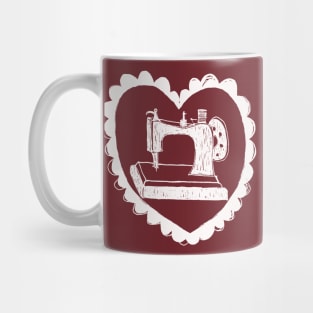 I Love My Sewing Machine Mug